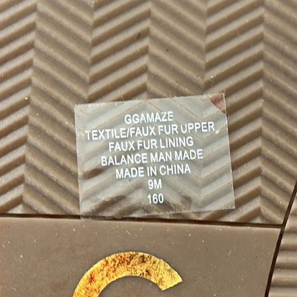 New- GUESS gold foil “look” boots - Picture 14 of 16